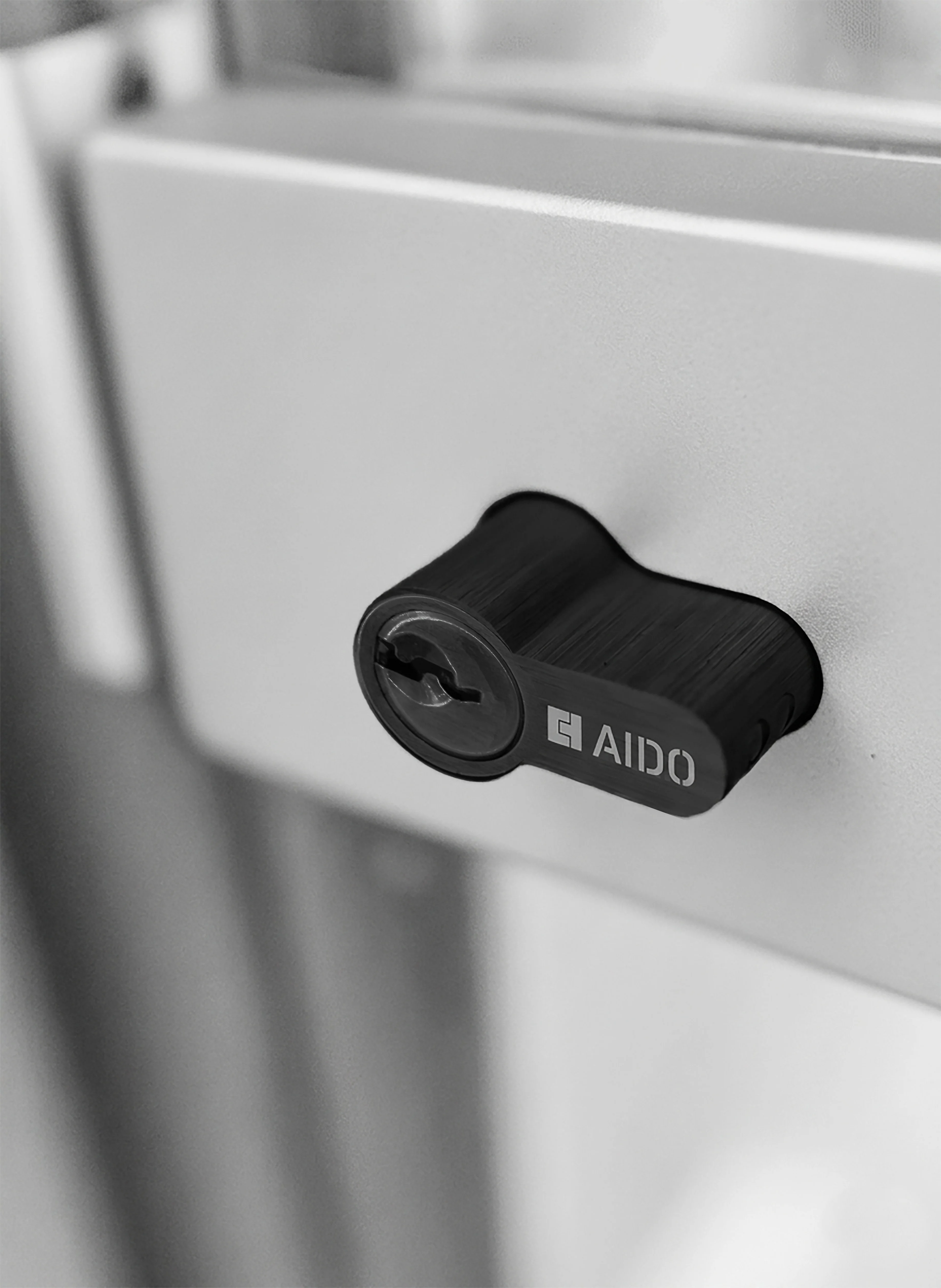 Black AIDO key cylinder